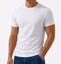 Sofisticato Premium Slim Fit T-Shirt Vit