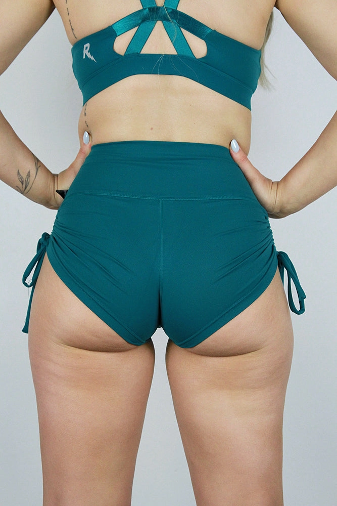 Maddox Emerald Tie Up Gym Short