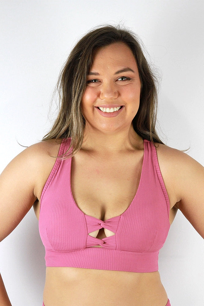 Sasha Sports Bra - Dusty Pink