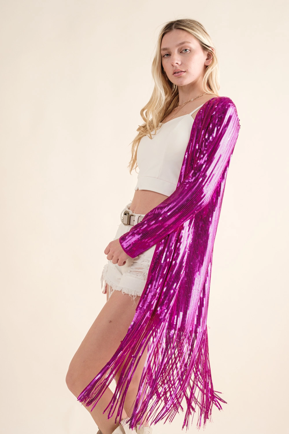 Sequin Sparkle Festival Jacket