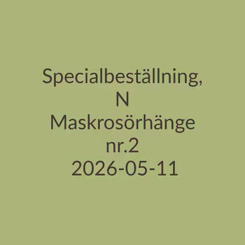 Specialbeställning, Maskrosörhänge nr. 2