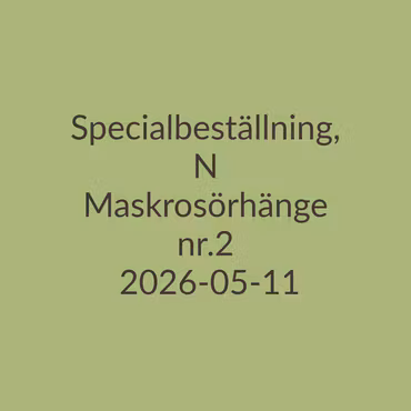 Specialbeställning, Maskrosörhänge nr. 2