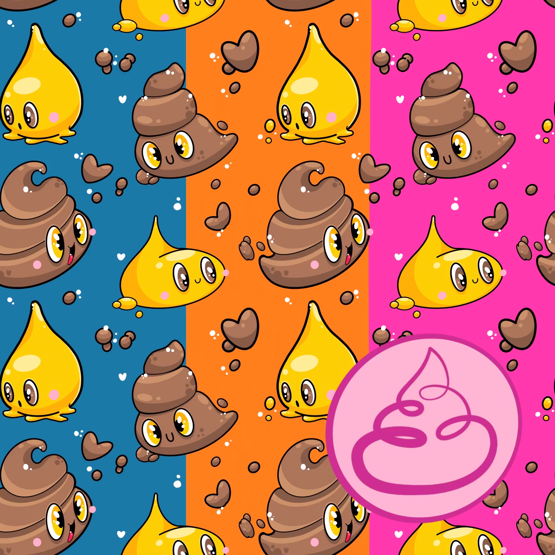 Pee&Poo - Pink -