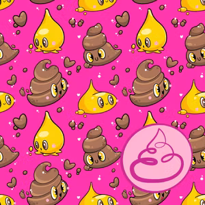 Pee&Poo - Pink - 75cm