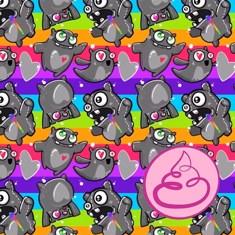 MONSTER edition Grey+Rainbow