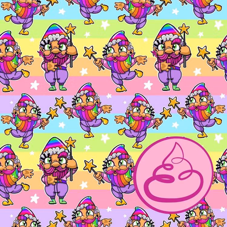 - Fairy Gnome Party - Pastell -