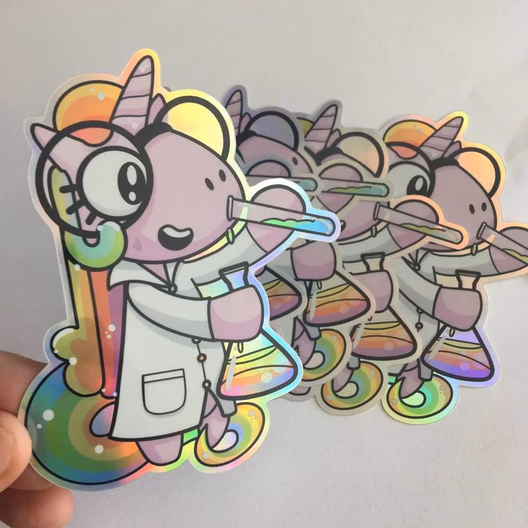Sticker Science Unicorn Holographic