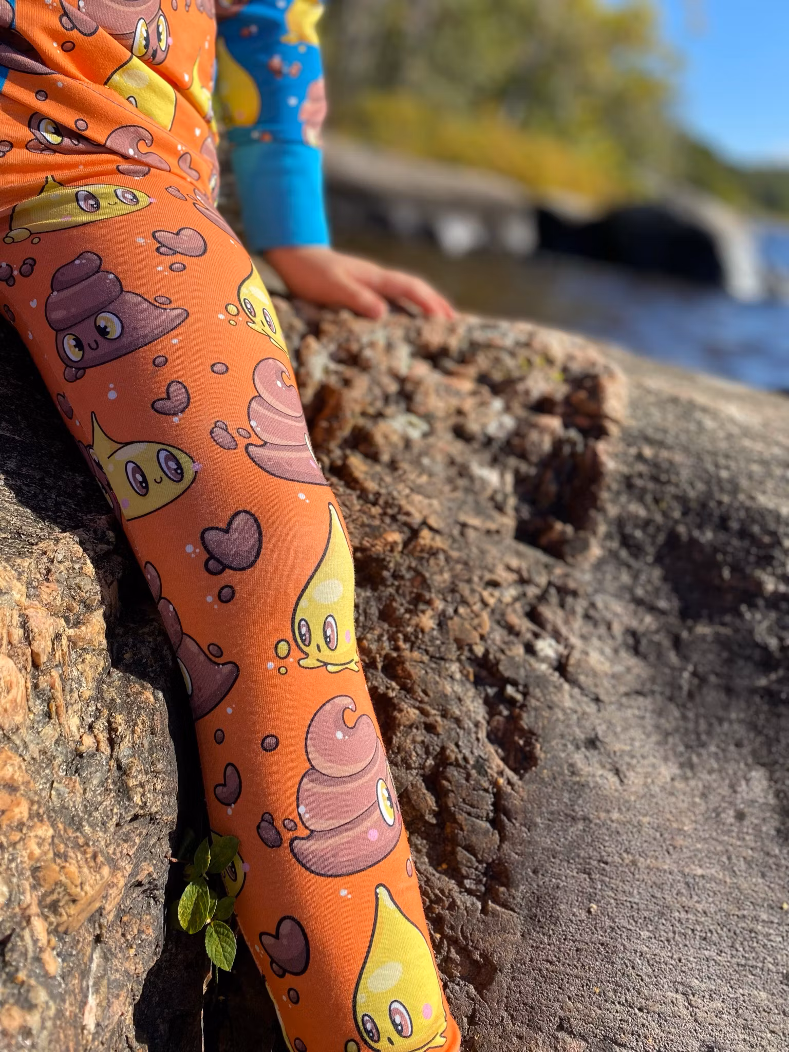 Pee&Poo - Funky Orange - Sista Biten - 150cm
