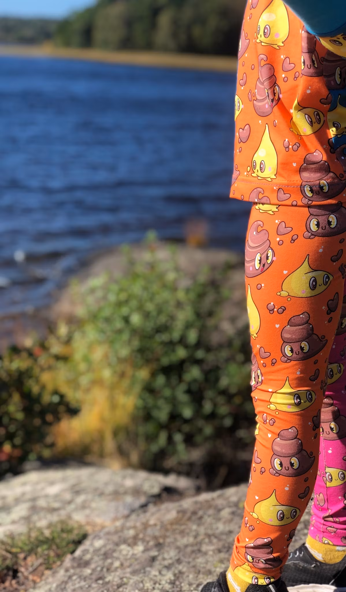 Pee&Poo - Funky Orange - Sista Biten - 150cm