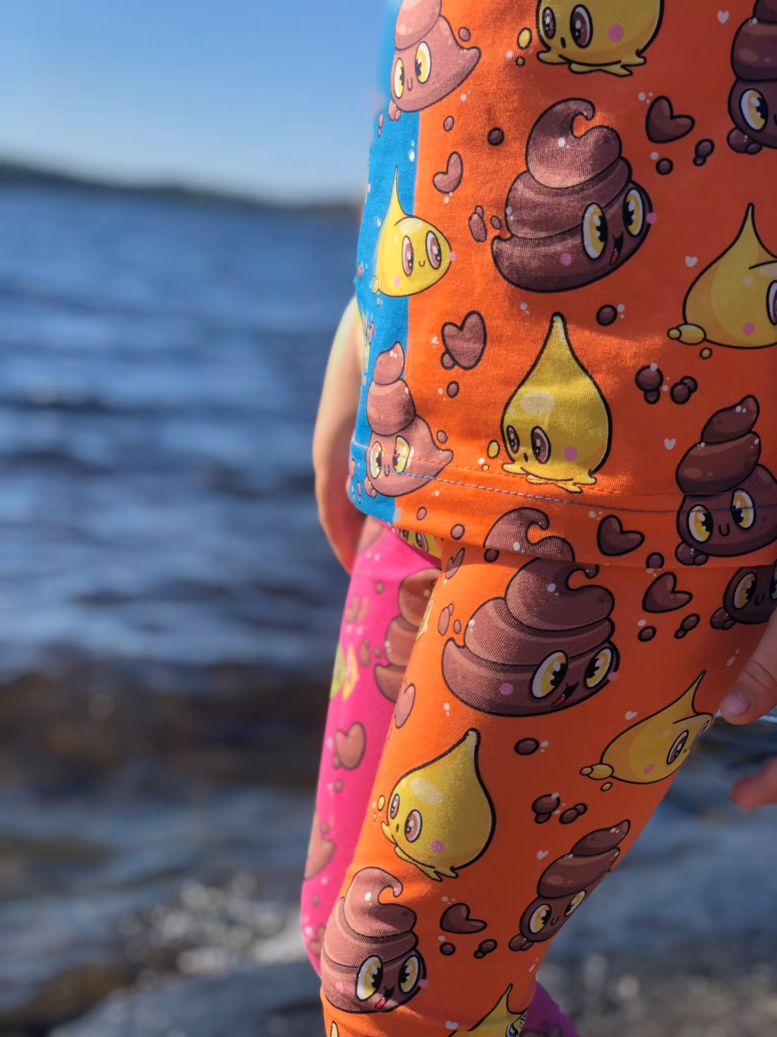 Pee&Poo - Funky Orange - Sista Biten - 150cm