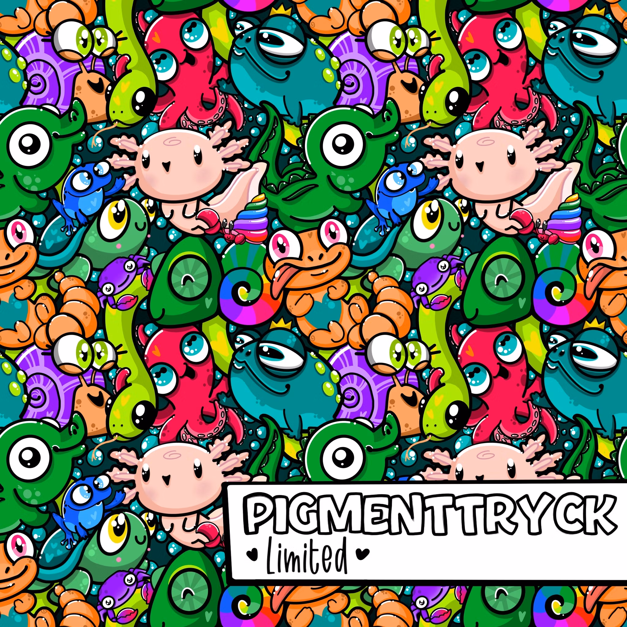 1m - AnimalGathering STOR -Pigmenttryck-