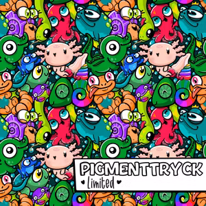 1m - AnimalGathering STOR -Pigmenttryck-