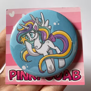 BornToSparkle - button -