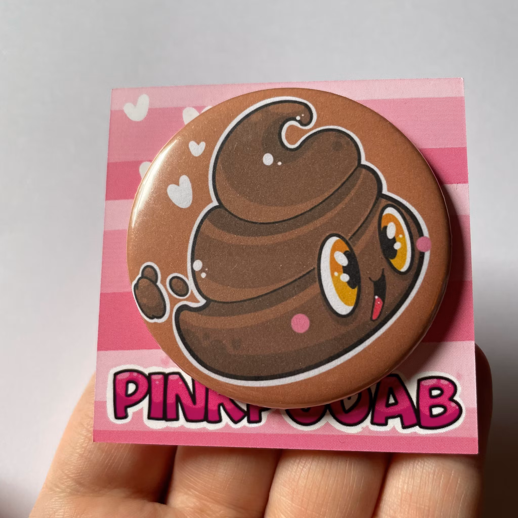BUTTON - Poo