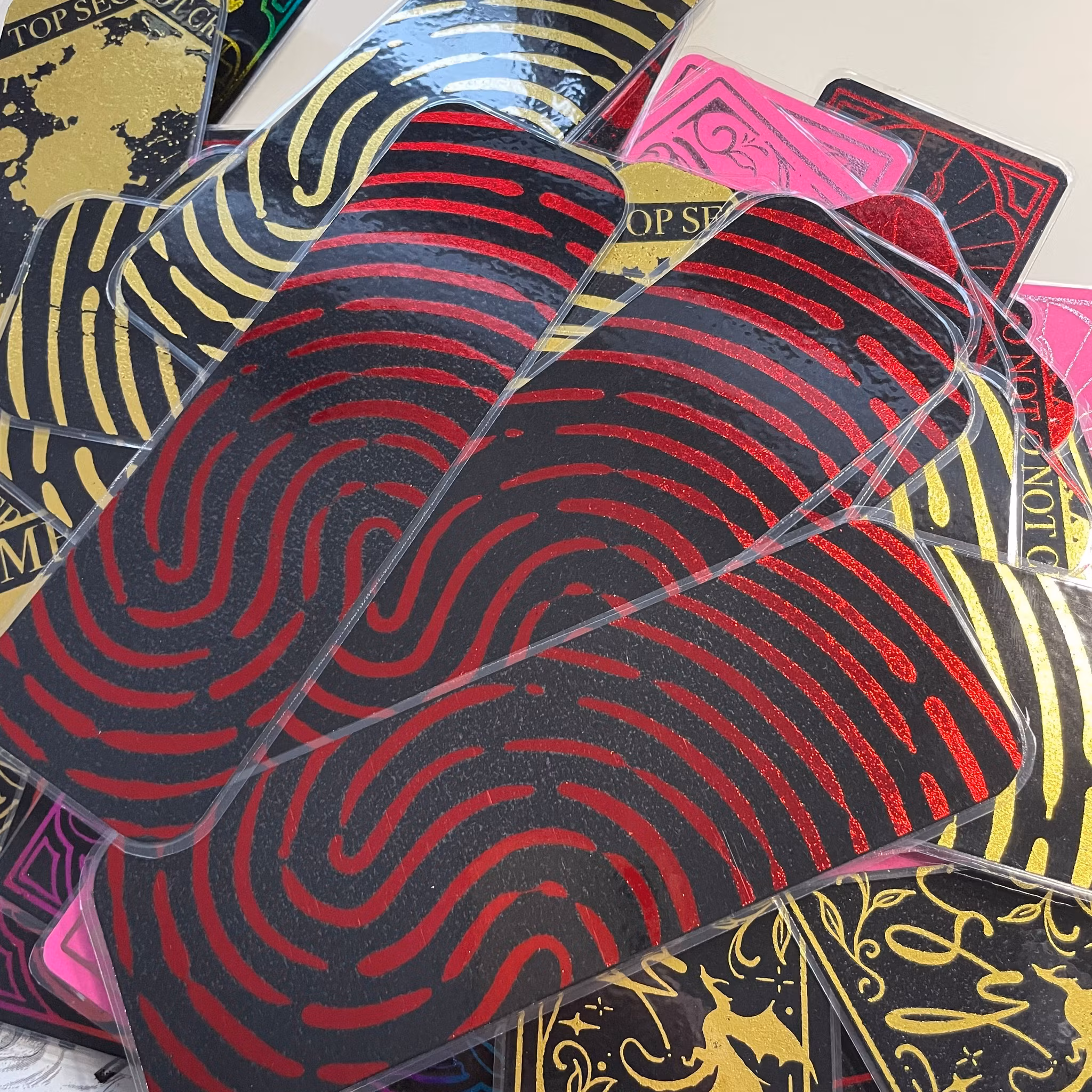 FINGERAVTRYCK - flera färgval