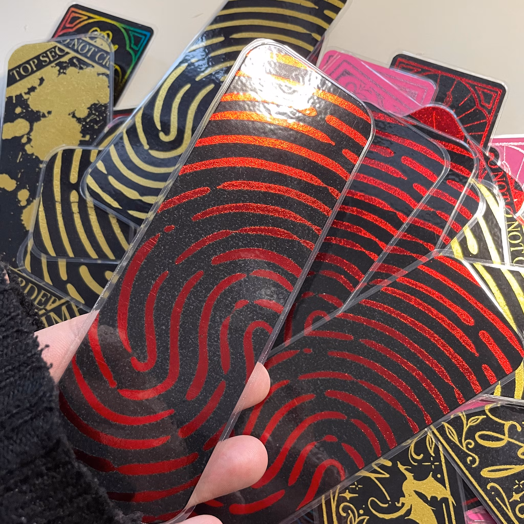 FINGERAVTRYCK - flera färgval