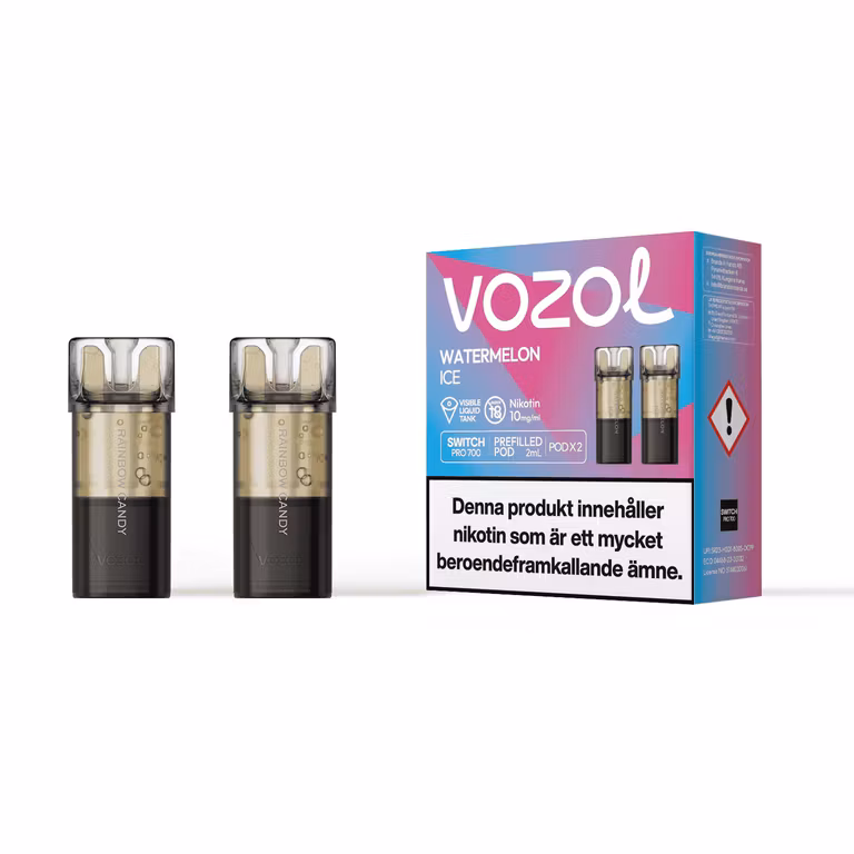Watermelon Ice 10mg - Vozol Switch Poddar 2-pack