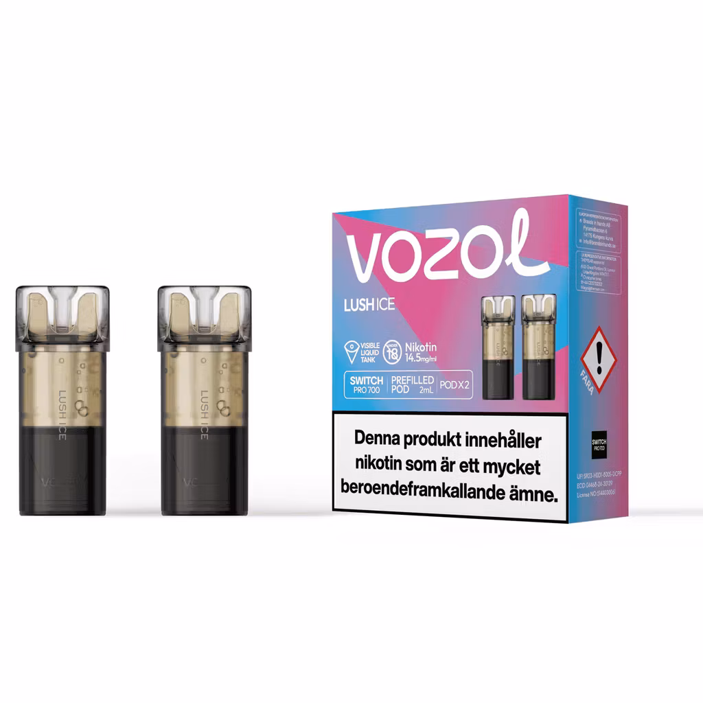 Lush Ice 14.5mg - Vozol Switch Poddar 2-pack