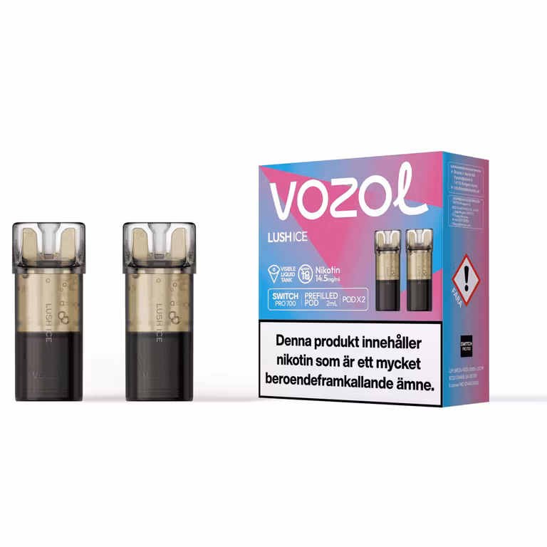 Lush Ice 14.5mg - Vozol Switch Poddar 2-pack