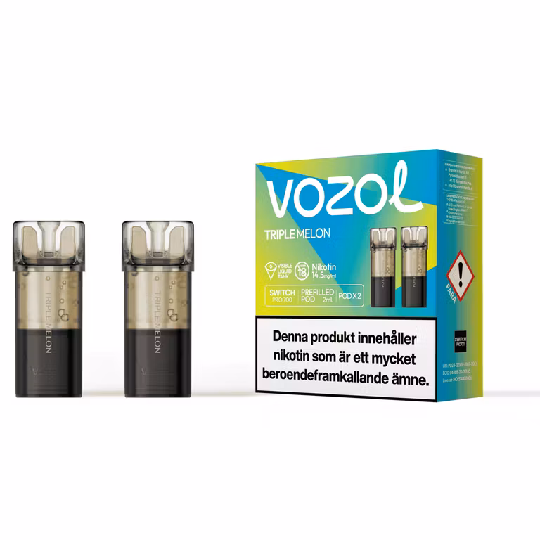 Triple Melon 14.5mg - Vozol Switch Poddar 2-pack