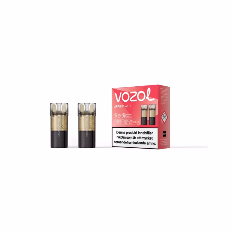 Apple Peach 20mg - Vozol Switch Poddar 2-pack