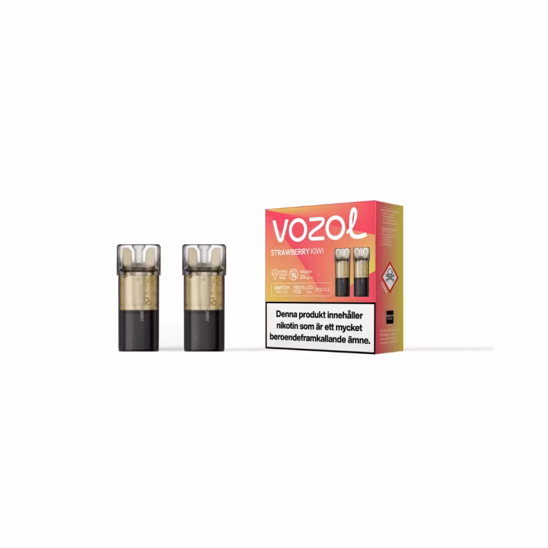 Strawberry Kiwi 20mg - Vozol Switch Poddar 2-pack