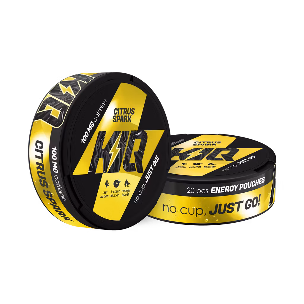 KIQ - Citrus Spark Koffeinpåsar 100mg