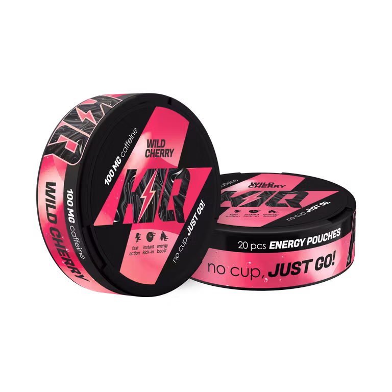 KIQ - Wild Cherry Koffeinpåsar 100mg