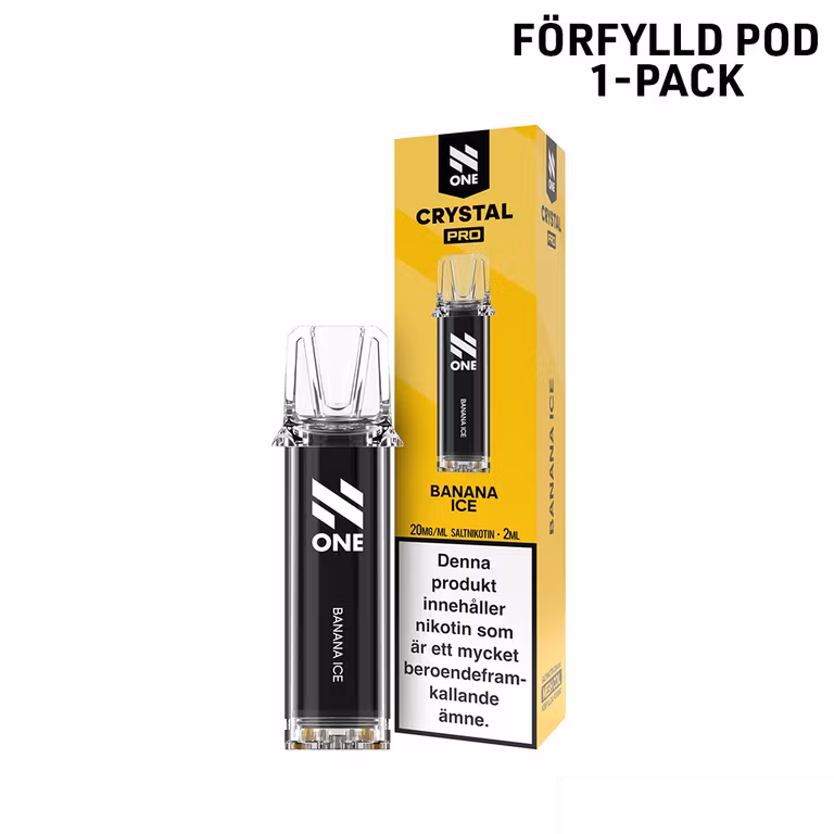 N One Crystal PRO Pod - Banana Ice - 20mg