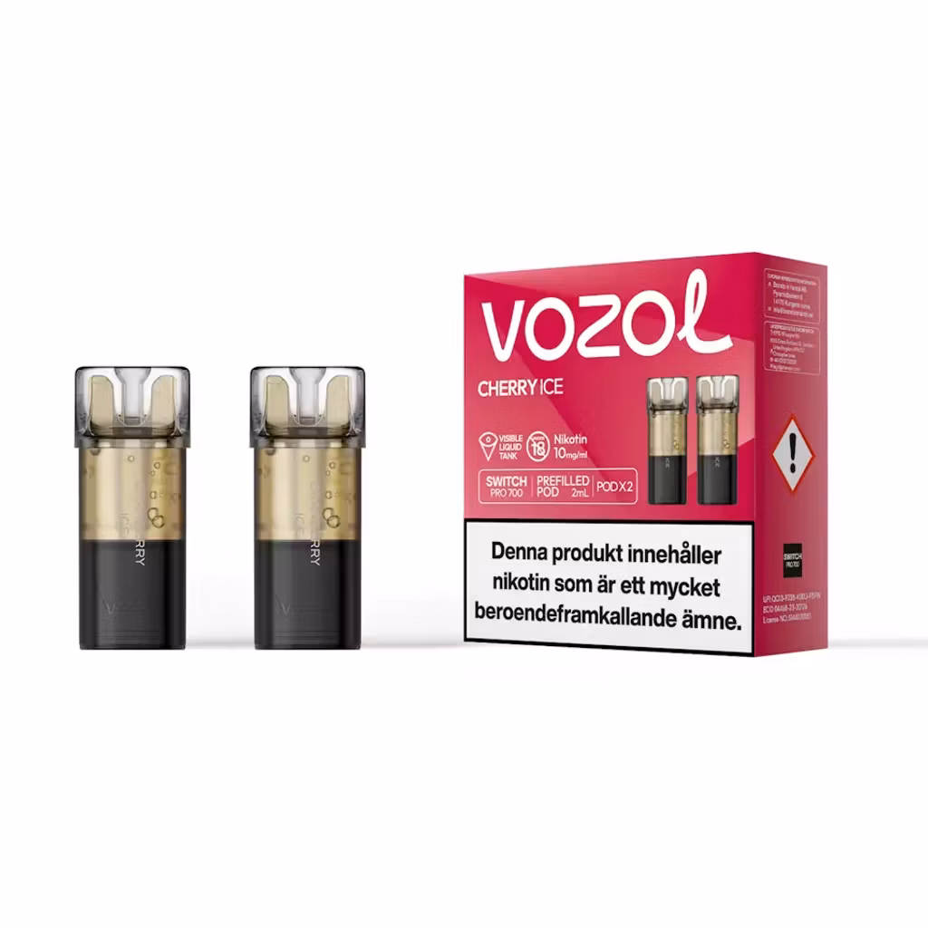 Cherry Ice 10mg - Vozol Switch Poddar 2-pack