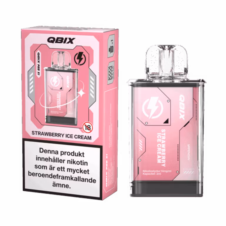 Strawberry Ice Cream - QBIX Pod 1-pack