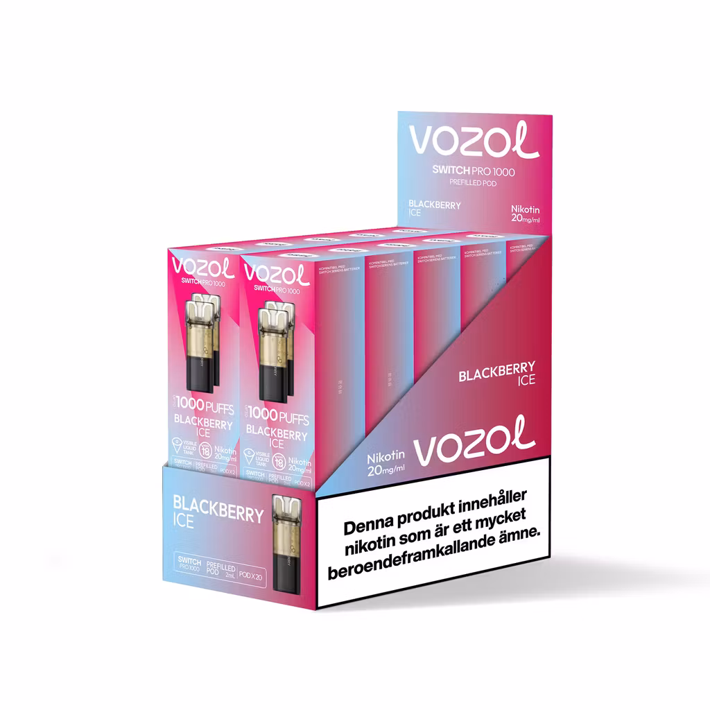 Blackberry Ice 20mg - Vozol Switch Poddar 2-pack