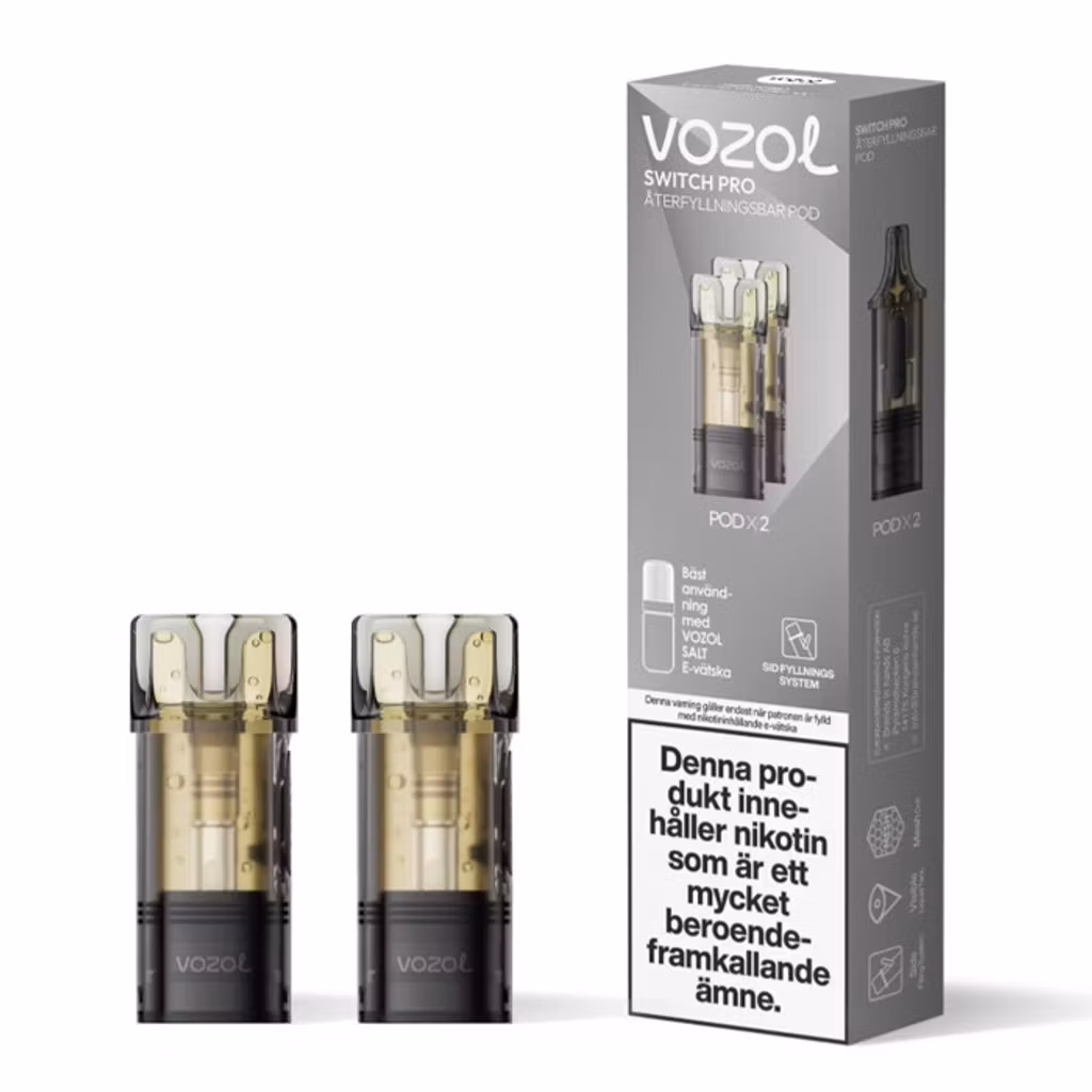 Refillable Pod 2-pack - Vozol Switch Poddar