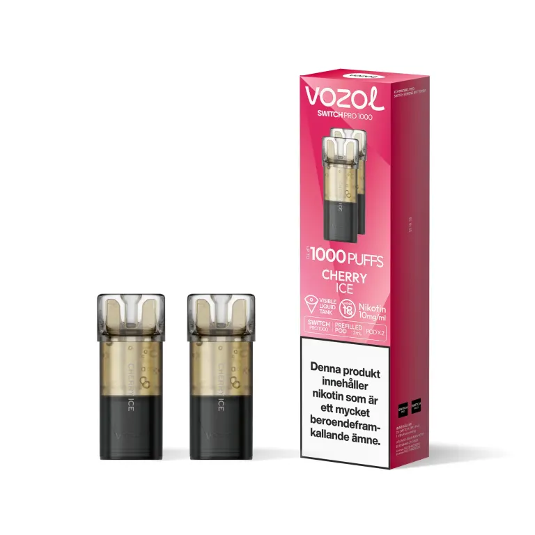 Cherry Ice 10mg - Vozol Switch Poddar 2-pack