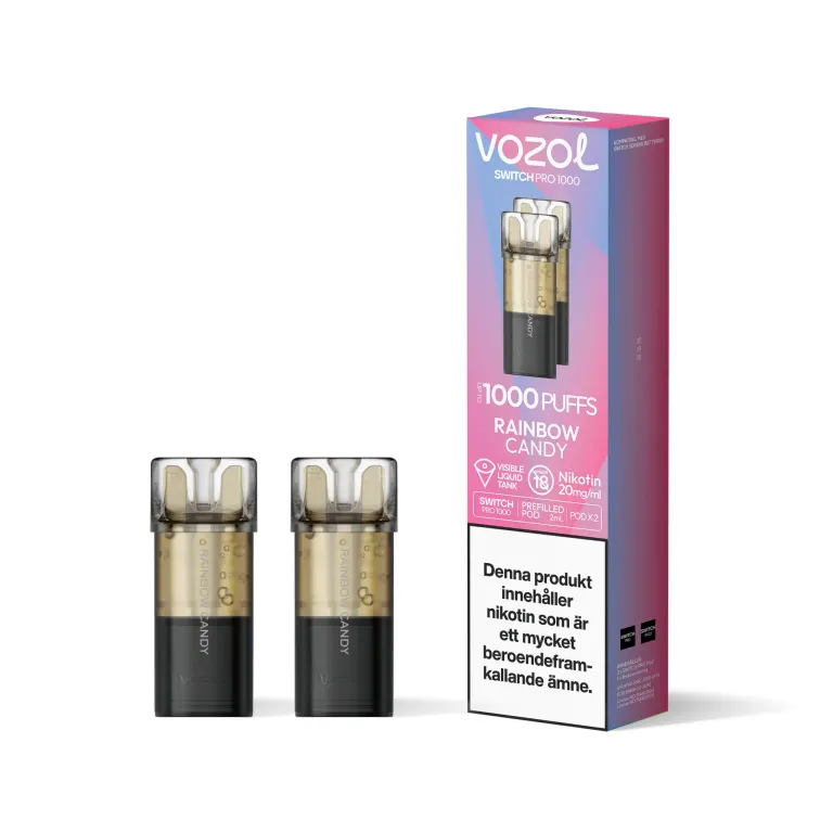 Rainbow Candy 20mg - Vozol Switch Poddar 2-pack