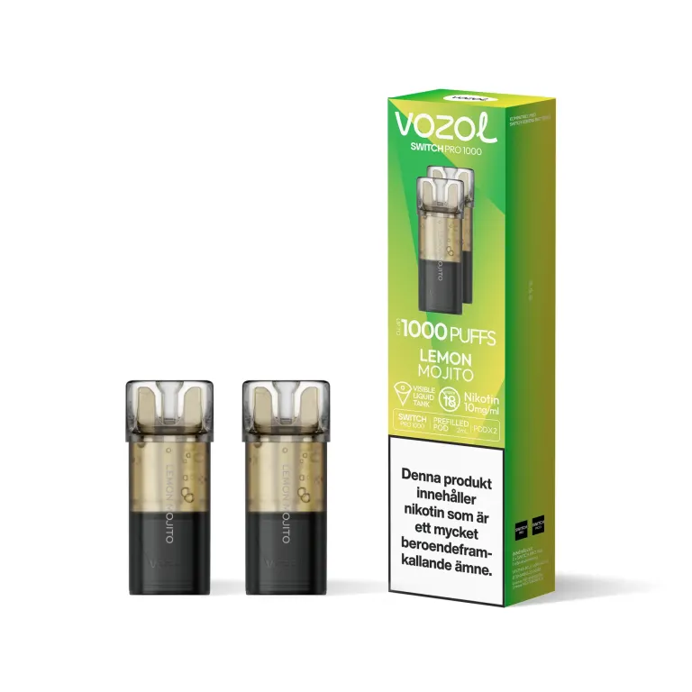 Lemon Mojito 10mg - Vozol Switch Poddar 2-pack