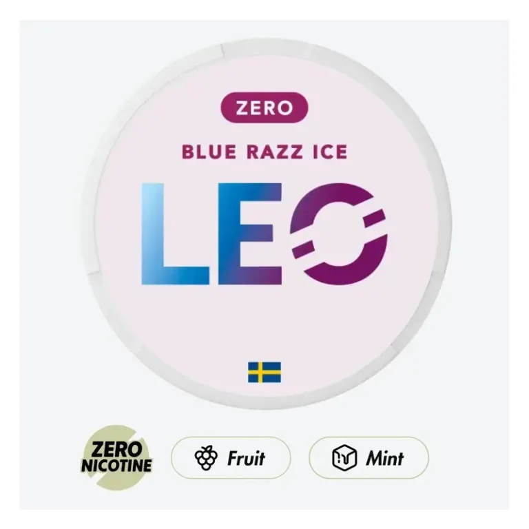 LEO Zero - Blue Razz Ice Nikotinfritt snus