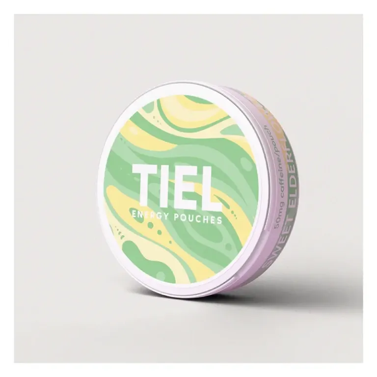 Sweet Elderflower TIEL Energy Koffeinsnus