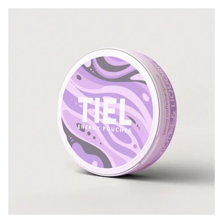 Violet Liquorice TIEL Energy Koffeinsnus