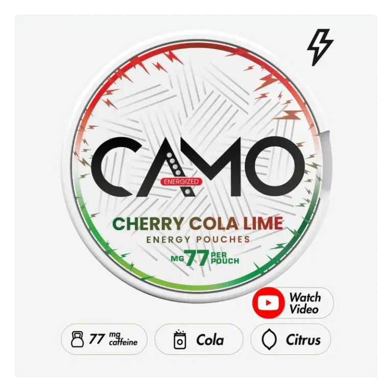 CAMO Energy Koffeinsnus 77mg - Cherry Cola Lime