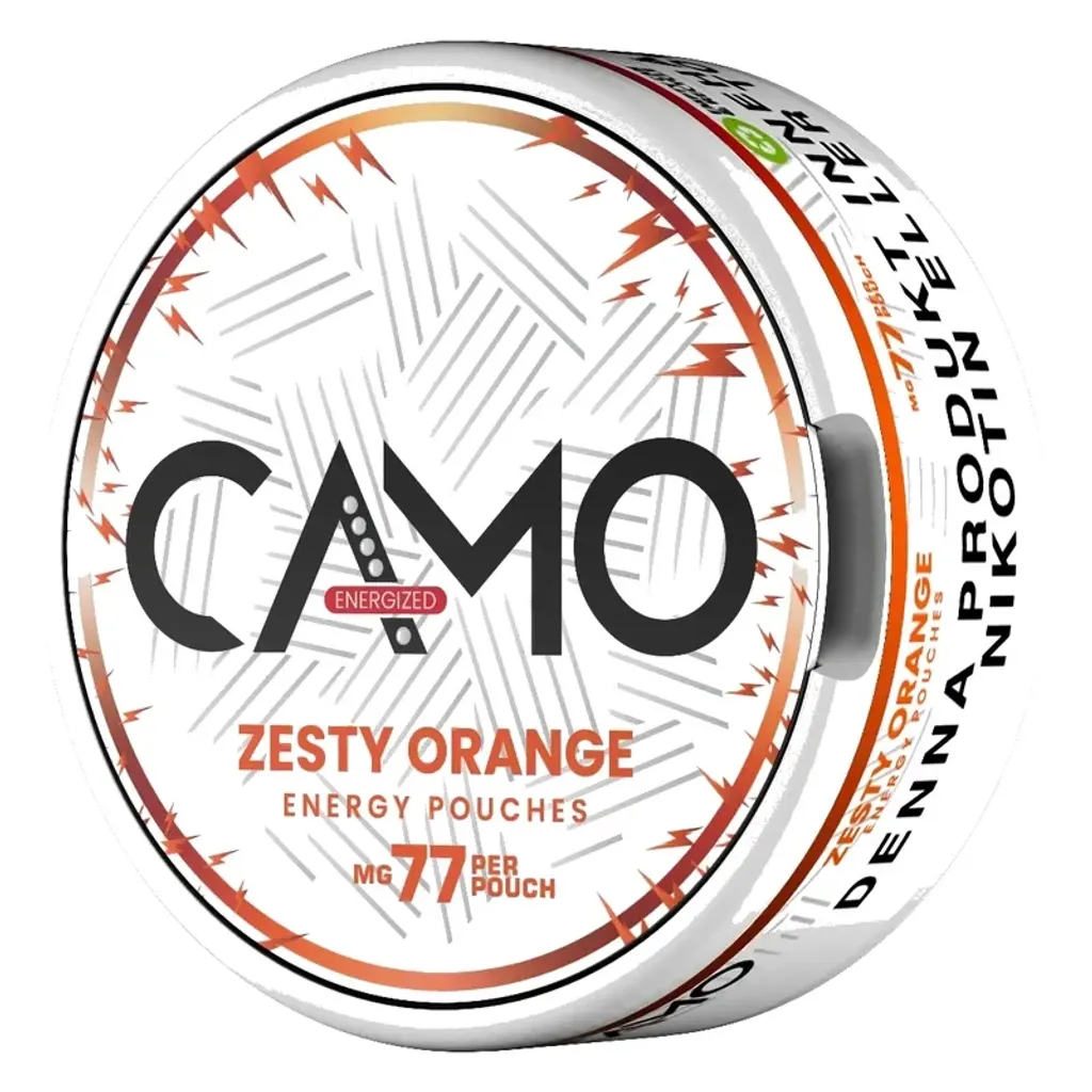 CAMO Energy Koffeinsnus 77mg - Zesty Orange