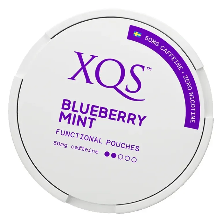 XQS Functional - Blueberry Mint 50mg Koffeinsnus