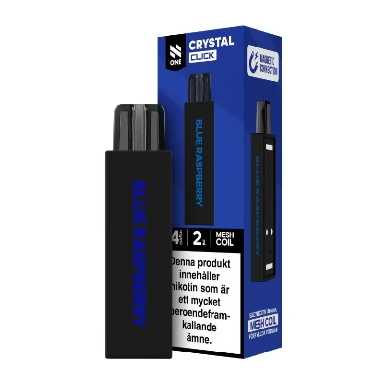 N-One Crystal Pod Click Blue Raspberry 14 mg