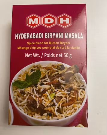 MDH Hyderabadi Biriyani Masala - 50 Grams