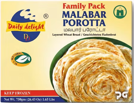 Daily Delight Family Porotta 750g