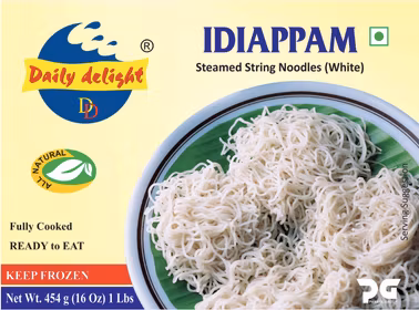 Daily Delight Frozen Idiappam | idyappam White - 454g