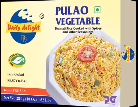 Daily Delight Frozen vegetable pulao - 282 gm