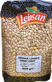 Gröna Linser Lebsan 800g