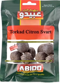 Abido Torkad Lime Svart 50g