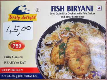 Fish Biriyani 284 grams